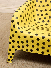 Load image into Gallery viewer, Yellow Black Dot Chair