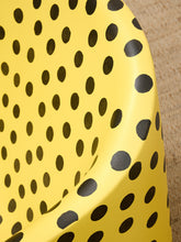 Load image into Gallery viewer, Yellow Black Dot Chair