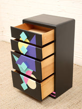 Load image into Gallery viewer, Tall Nightstand Memphis Style