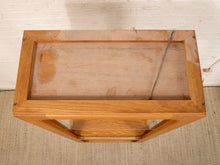 Load image into Gallery viewer, Oak Vintage Bookshelf with Glass