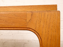 Load image into Gallery viewer, Oak Vintage Bookshelf with Glass