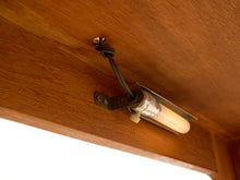 Load image into Gallery viewer, Oak Vintage Bookshelf with Glass