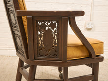 Load image into Gallery viewer, Orange Vintage Mid Century Armchairs