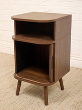 Load image into Gallery viewer, Tambour Door Nightstand