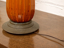 Load image into Gallery viewer, Murano Orange Lamp