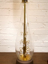 Load image into Gallery viewer, Vintage Table Lamp with Crystals Inside