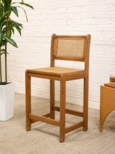 Load image into Gallery viewer, Oak Vintage Rattan Chair