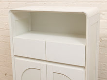 Load image into Gallery viewer, White Tall Narrow Cabinet