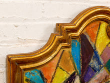 Load image into Gallery viewer, Fractured Visage by Spencer Collins Cubist Expressionist Portrait in Ornate Gilt Frame
