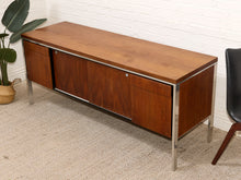 Load image into Gallery viewer, Walnut and Chrome Credenza