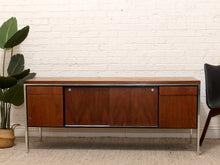 Load image into Gallery viewer, Walnut and Chrome Credenza