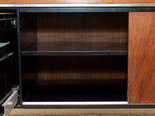 Load image into Gallery viewer, Walnut and Chrome Credenza