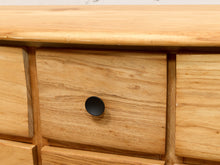Load image into Gallery viewer, Vintage Sculptural Oak Wood Nine-Drawer Dresser