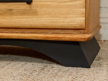 Load image into Gallery viewer, Vintage Sculptural Oak Wood Nine-Drawer Dresser