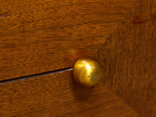 Load image into Gallery viewer, Vintage Mid-Century Modern Walnut Nine-Drawer Credenza with Brass Hardware