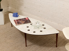 Load image into Gallery viewer, Vintage Mid-Century Biomorphic Coffee Table with Mosaic Inlay