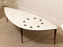 Load image into Gallery viewer, Vintage Mid-Century Biomorphic Coffee Table with Mosaic Inlay
