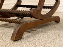 Load image into Gallery viewer, 1870s Antique George Hunzinger Barley Twist Mahogany Needlepoint Rocking Chair