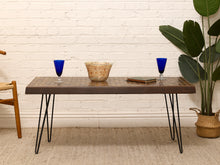 Load image into Gallery viewer, Vintage Mid-Century Modern Mosaic Tile Coffee Table with Hairpin Legs