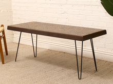 Load image into Gallery viewer, Vintage Mid-Century Modern Mosaic Tile Coffee Table with Hairpin Legs
