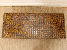 Load image into Gallery viewer, Vintage Mid-Century Modern Mosaic Tile Coffee Table with Hairpin Legs