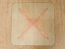 Load image into Gallery viewer, Orange Lucite and Glass Sculptural Coffee Table