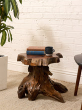 Load image into Gallery viewer, Splatted Vintage Side Table