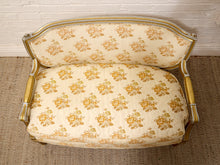 Load image into Gallery viewer, Vintage Hollywood Regency Giltwood Floral Bergère Chair
