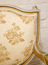 Load image into Gallery viewer, Vintage Hollywood Regency Giltwood Floral Bergère Chair