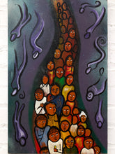 Load image into Gallery viewer, Haitian Style Oil on Canvas Original Folk Art Painting