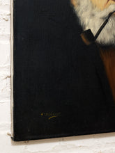 Load image into Gallery viewer, The Captain Vintage Portrait Painting of Bearded Sailor with Pipe