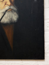 Load image into Gallery viewer, The Captain Vintage Portrait Painting of Bearded Sailor with Pipe