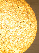 Load image into Gallery viewer, Vintage Mid-Century Textured Globe Table Lamp