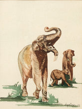 Load image into Gallery viewer, Elephant Art Framed