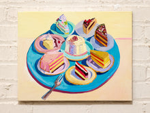 Load image into Gallery viewer, Cakes on a Platter Original Painting by Apple Pie