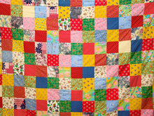 Load image into Gallery viewer, Yellow Funky 1970’s Quilt