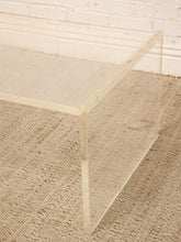 Load image into Gallery viewer, Vintage Mid-Century Modern Clear Lucite Waterfall Coffee Table