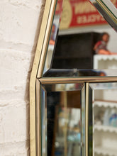 Load image into Gallery viewer, Fanlight Deco Mirrored Wall Mirror with Gold Frame