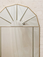 Load image into Gallery viewer, Fanlight Deco Mirrored Wall Mirror with Gold Frame