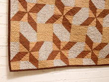 Load image into Gallery viewer, Brown Geometric Quilt