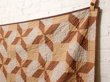 Load image into Gallery viewer, Brown Geometric Quilt