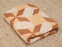 Load image into Gallery viewer, Brown Geometric Quilt