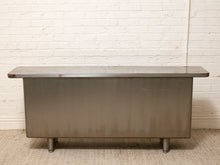 Load image into Gallery viewer, Vintage Industrial Metal Open Shelf Console Cabinet