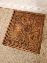 Load image into Gallery viewer, Vintage Spanish Hacienda Hand-Carved Wood Side Table