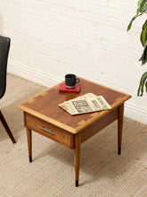 Load image into Gallery viewer, Vintage Lane Mid-Century Modern End Table with Drawer