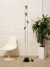 Load image into Gallery viewer, Vintage Italian Adjustable Multi-Light Chrome Floor Lamp