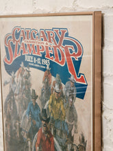 Load image into Gallery viewer, Vintage 1983 Calgary Stampede Exhibition & Stampede Poster