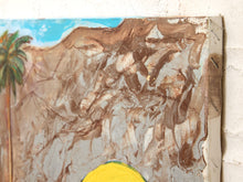 Load image into Gallery viewer, Desert Yellow Figure by Julio De La Concha Contemporary Palm Springs Painting
