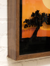Load image into Gallery viewer, 1970’s 3D Sunset Clock
