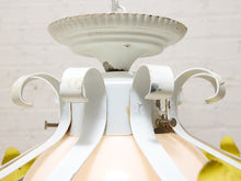 Load image into Gallery viewer, Vintage and Orange Flower Chandelier 1960s